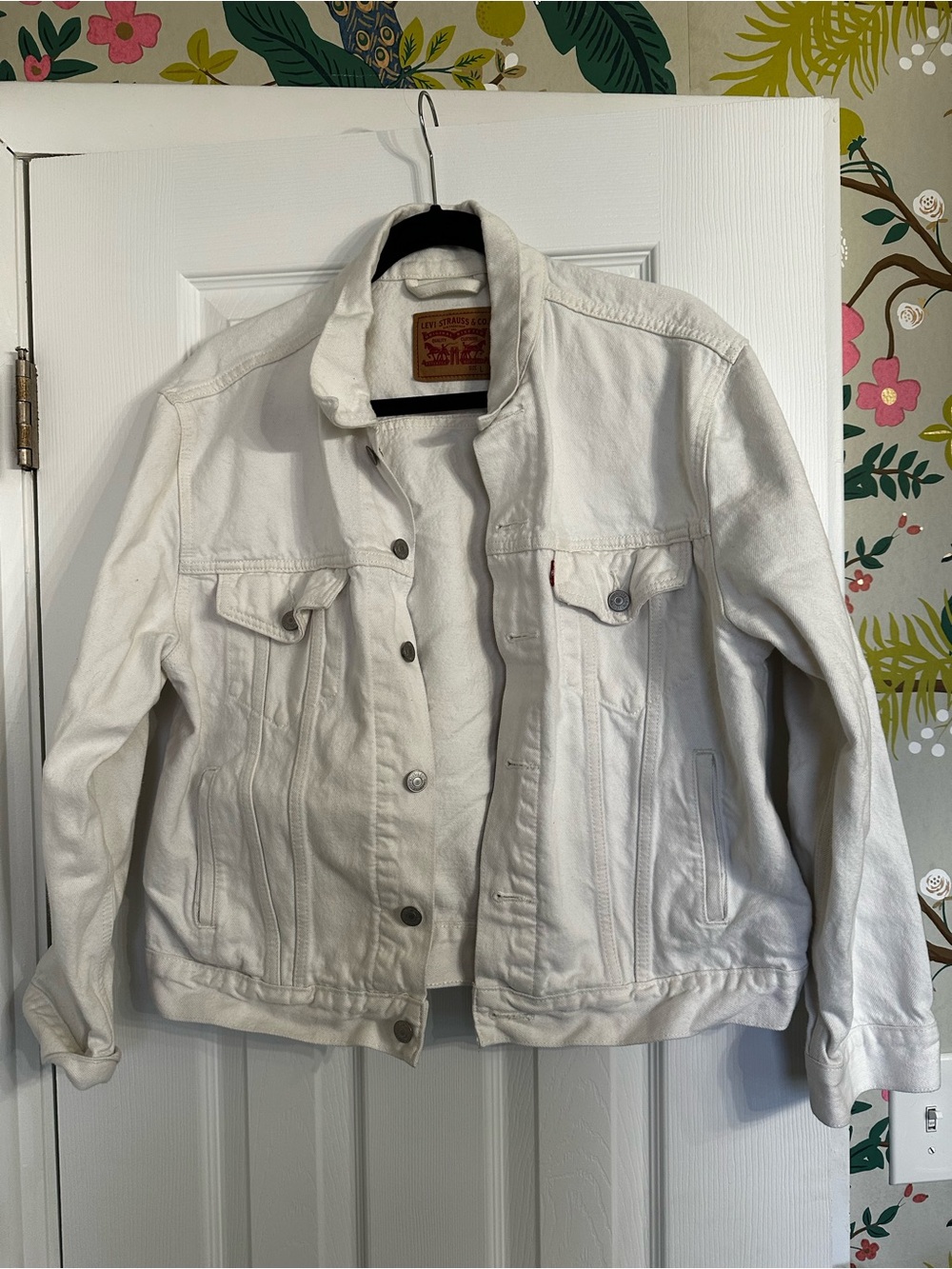 Levi's White Denim Trucker Jacket